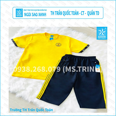 QUẦN CÀO XỊN LỬNG 3 VIỀN VÀNG - TIỂU HỌC TRẦN QUỐC TOẢN